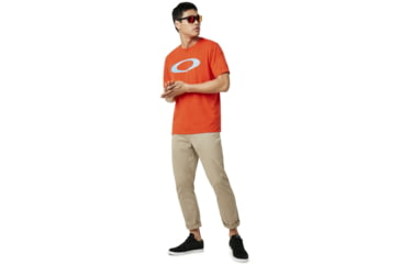 Image of Oakley SI Legacy Ellipse Tee - Mens, Fire Red, Medium, 457553-4FR-M
