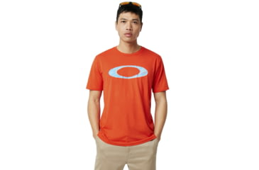 Image of Oakley SI Legacy Ellipse Tee - Mens, Fire Red, Medium, 457553-4FR-M