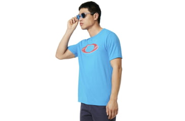 Image of Oakley SI Legacy Ellipse Tee - Mens, Hawaiian Blue, 3XL, 457553-6HB-XXXL