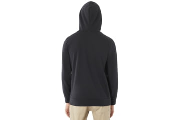 Image of Oakley Lockup Pullover Hoodie - Mens, Blackout, Large, 472375OCA-02E-L
