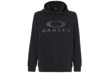 Image of Oakley Lockup Pullover Hoodie - Mens, Blackout, Large, 472375OCA-02E-L