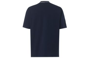 Image of Oakley Logo Neck Short Sleeve Tee - Men's, Fathom, Medium, 457431-6AC-M