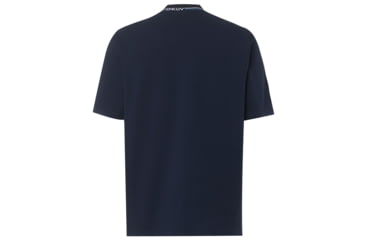 Image of Oakley SI Logo Neck Short Sleeve Tee - Mens, Fathom, XL, 457431-6AC-XL