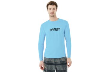 Image of Oakley Long Sleeve Surf Tee - Mens, Atomic Blue, Extra Large, 482359-6B2-XL