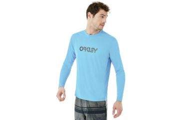 Image of Oakley Long Sleeve Surf Tee - Mens, Atomic Blue, Extra Large, 482359-6B2-XL