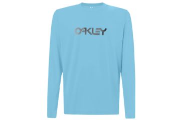 Image of Oakley Long Sleeve Surf Tee - Mens, Atomic Blue, Extra Large, 482359-6B2-XL