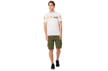 Image of Oakley SI Miami Oakley Short Sleeve Tee - Mens, White, Large, 457780-100-L