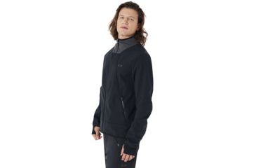 Image of Oakley Midlayer Softshell - Mens, Blackout, Large, 461620-02E-L
