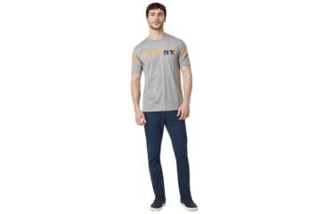 Image of Oakley New York Oakley Short Sleeve Tee - Mens, Gray Melange, Small, 457781-2GM-S
