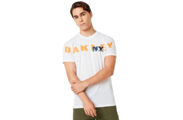 Image of Oakley New York Oakley Short Sleeve Tee - Mens, White, 2XL, 457781-100-XXL