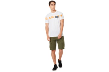 Image of Oakley New York Oakley Short Sleeve Tee - Mens, White, 2XL, 457781-100-XXL