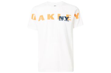 Image of Oakley New York Oakley Short Sleeve Tee - Mens, White, 2XL, 457781-100-XXL