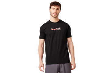 Image of Oakley SI New York Short Sleeve Tee - Mens, Blackout, Small, 457788-02E-S