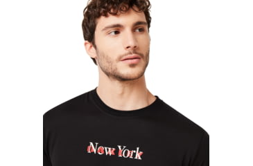 Image of Oakley SI New York Short Sleeve Tee - Mens, Blackout, Small, 457788-02E-S