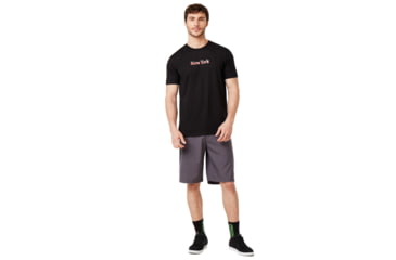 Image of Oakley SI New York Short Sleeve Tee - Mens, Blackout, Small, 457788-02E-S