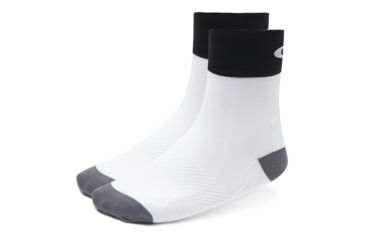 Image of Oakley SI Oakley Cycling Regular Sock - Mens, White, Extra Large, 93268-100-100-XL