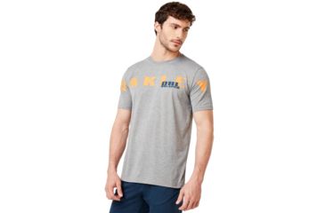 Image of Oakley Orland Oakley Tee - Men's, Gray Melange, Medium, 457782-2GM-M