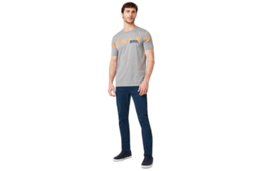 Image of Oakley Orland Oakley Tee - Men's, Gray Melange, Medium, 457782-2GM-M