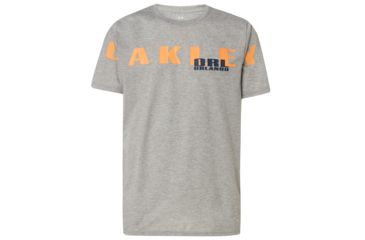 Image of Oakley Orland Oakley Tee - Men's, Gray Melange, Medium, 457782-2GM-M