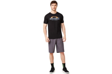 Image of Oakley Orlando Skyline Sunset Tee - Mens, Blackout, Medium, 457793-02E-M