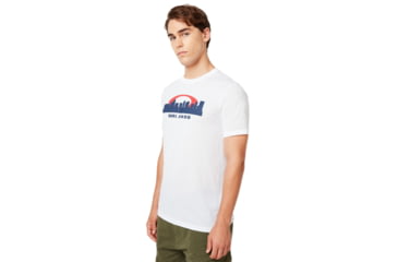 Image of Oakley Orlando Skyline Sunset Tee - Mens, White, 2XL, 457793-100-XXL