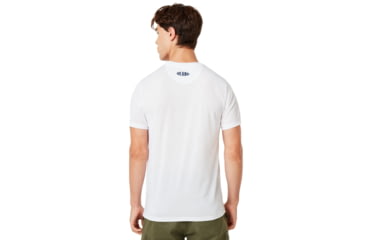 Image of Oakley Orlando Skyline Sunset Tee - Mens, White, 2XL, 457793-100-XXL