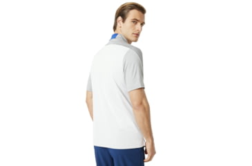 Image of Oakley SI Perf Ellipse Golf Polo Short Sleeve - Mens, Granite Heather, Small, 434340-24L-S