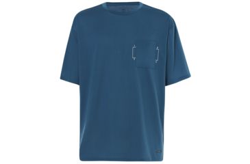 Image of Oakley SI Qd18 Veil Ss Long Tee - Mens, Legion Blue, Large, 461665-64S-L