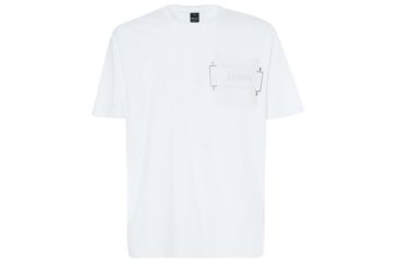 Image of Oakley SI Qd18 Veil Ss Long Tee - Mens, White, Large, 461665-100-L