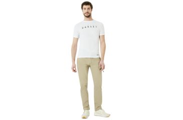 Image of Oakley Radskin Veil Quick-Dry Tee - Mens, White, 2XL, 457126JP-100-XXL