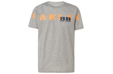 Image of Oakley SI San Diego Oakley Tee - Mens, Gray Melange, Small, 457783-2GM-S