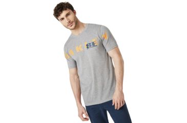 Image of Oakley SI San Francisco Tee - Mens, Gray Melange, Small, 457784-2GM-S