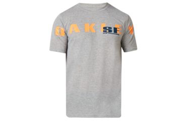 Image of Oakley SI San Francisco Tee - Mens, Gray Melange, Small, 457784-2GM-S