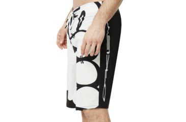 Image of Oakley SI Staple 1975 Boardshort 21 Inc - Mens, B/W Graffiti P, 28, 482598-94B-28