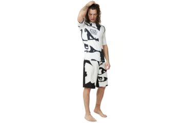 Image of Oakley SI Staple 1975 Boardshort 21 Inc - Mens, B/W Graffiti P, 28, 482598-94B-28