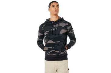 Image of Oakley SI Street Logo Hooded Camo Fleece Camo - Mens, Grey Camo, Extra Large, 472431-9A2-XL