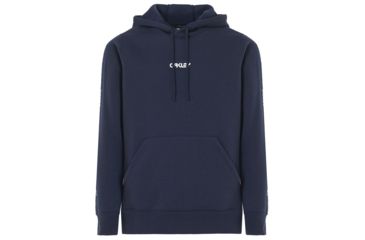 Image of Oakley SI Street Logo Tape Hooded Fleece - Mens, Fathom, Extra Large, 472421-6AC-XL