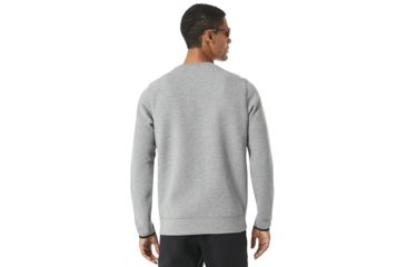 Image of Oakley SI Tech Knit Crew Hoodie - Mens, Athletic Heather Grey, Small, 472342-24G-S