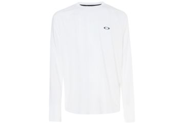 Image of Oakley Tech Knit Long Sleeve - Mens, White, Extra Small, 434161-100-XS