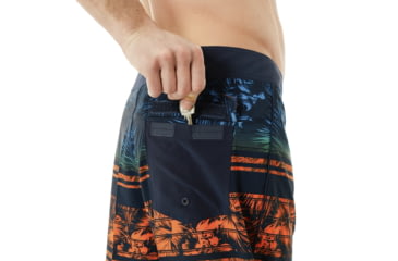 Image of Oakley Temples 19 Boardshort - Mens, Fathom, 36, 482372-6AC-36