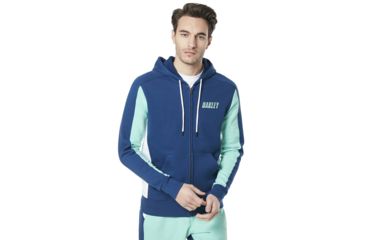 Image of Oakley SI Tn Racing Team Fleece Fz - Mens, Dark Blue, Extra Small, 472471-609-XS