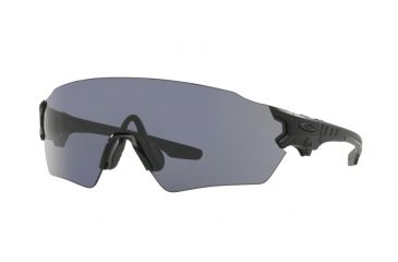 Image of Oakley SI TOMBSTONE SPOIL OO9328 Sunglasses 932804-39 - Matte Black Frame, Grey Lenses