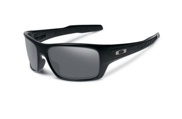 Image of Oakley SI Turbine Sunglasses,Matte Black Frame,Rectangle Grey Lens OO9263-11