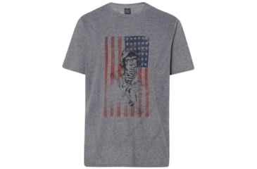 Image of Oakley SI Uncle Sam - Mens, Athletic Heather Grey, Medium, 457575-24G-M