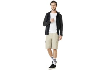 Image of Oakley Utility Knit Full Zip Jacket - Mens, Blackout, Small, 472415-02E-S