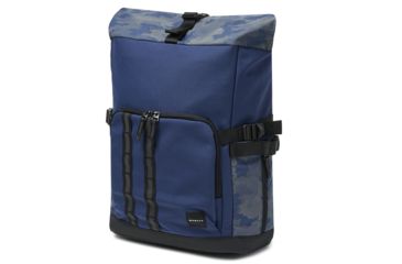 Image of Oakley Utility Rolled Up Backpack - Mens, Dark Blue Reflective, One Size, 921420-6RR-6RR-U