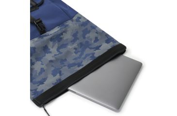 Image of Oakley Utility Rolled Up Backpack - Mens, Dark Blue Reflective, One Size, 921420-6RR-6RR-U
