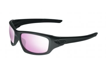 Image of Oakley SI Valve Sunglasses,Matte Black Frame,Rectangle Prizm TR45 Titanium Iridium Lens OO9236-17