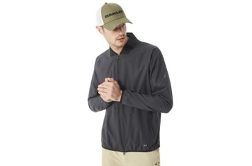 Image of Oakley Velocity Storm Shell Jacket - Mens, Blackout, Medium, 412302-02E-M