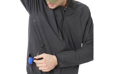 Image of Oakley Velocity Storm Shell Jacket - Mens, Blackout, Medium, 412302-02E-M